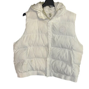 Fabletics White Puffer Vest